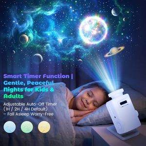 Proyector de Estrellas Dinámico 3D <span class=keywords><strong>4K</strong></span> HD con 60 Escenas Integradas y Máquina de Ruido Blanco para un Sueño Profundo, Decoración de Dormitorio, Luz Nocturna - Product Image 5