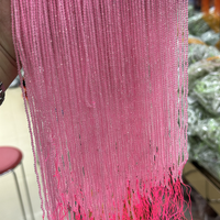 Vente en gros de perles roses naturelles à micro facettes de 2mm en quartz rose petites perles entretoises minuscules