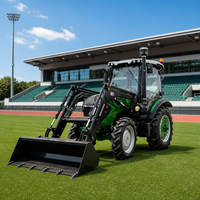 Tracteur agricole à roues 4x4 Legendary70HP avec cabine climatisée, système hydraulique robuste, capacité de levage élevée et puissance de travail élevée