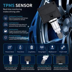 Sensores de Presión de Neumáticos TPMS OEM 5L7T1A150AA 315MHz, Sistema de Monitoreo de Presión de Neumáticos para <span class=keywords><strong>Lincoln</strong></span> - Product Image 4