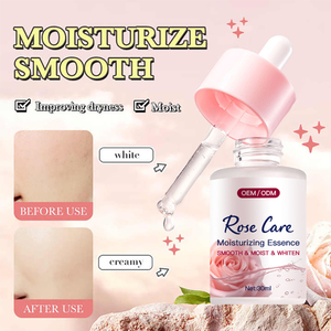 Suero de Esencia de Rosa Damascena con Polisacárido de Tremella e Hialuronato de Sodio para una Hidratación Profunda, Unifica el Tono y Antienvejecimiento, OEM/ODM - Product Image 4