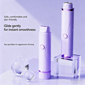 Épilateur électrique 2-en-1 pour femme, utilisation humide et sèche, rechargeable par USB, indolore, portable, pour le corps et le visage - Product Image 2