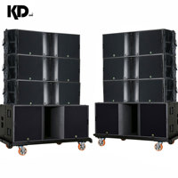 Sistema de Sonido Line Array Pasivo de 8 Piezas con Altavoces Duales de 12 Pulgadas y Subwoofers Profesionales de Neodimio de 18 Pulgadas KD-28
