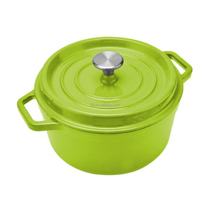 ด้ามจับด้านข้างเคลือบเหล็กหล่อเคลือบแบบไม่ติดกระทะสำหรับงานหนัก - Product Image 1