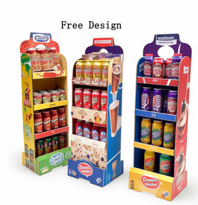 Exhibidor de Piso para Bebidas Embotelladas, Vino, Cerveza y Promoción de Bebidas, Exhibidores de Cartón Modernos - Product Image 2