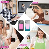 Soporte de silicona al por mayor para teléfono, accesorios para fundas de teléfono, soporte adhesivo con ventosa para teléfonos móviles