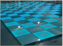 Piste de danse LED interactive sans fil magnétique à LED matriciel pour mariage et fête, avec effet de poursuite de code-barres, blanc chaud