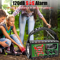Neuerscheinung XSY350 Tragbares 20000mAh Handkurbel-Solar-AM/FM-Notfallradio Dreifach-Modus-Taschenlampe SOS Outdoor-Camping Internet
