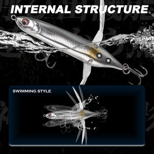 <span class=keywords><strong>Leurre</strong></span> <span class=keywords><strong>de</strong></span> pêche Hunthouse New Dragonfly Crawler Pencil 80mm 6.5g ABS <span class=keywords><strong>Surface</strong></span> Popper Floating Topwater <span class=keywords><strong>Stickbait</strong></span> Superficial - Product Image 3