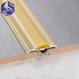 Bande de bord de plancher en <span class=keywords><strong>bois</strong></span> d'alliage d'aluminium bande de bord de tapis bande de caoutchouc antidérapante d'<span class=keywords><strong>escalier</strong></span> - Product Image 2