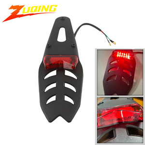ZUQING – garde-boue arrière de moto, feu arrière LED HL200-1, déflecteur d'eau - Product Image 5