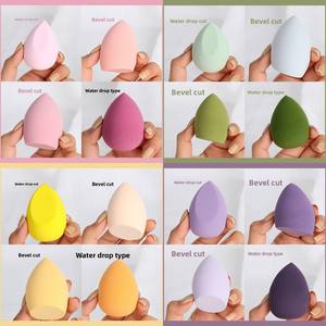 Éponge de maquillage en forme de goutte d'eau à 3 couches, double usage sec/humide, en forme de calebasse, pour fond de teint, emballage individuel - Product Image 5