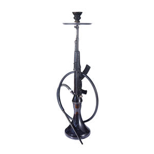Offre Spéciale vente en gros de luxe résine shisha <span class=keywords><strong>chicha</strong></span> fumer <span class=keywords><strong>AK47</strong></span> pistolet forme narguilé shisha ensemble complet portable narguilé - Product Image 5