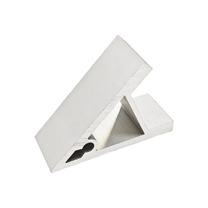 Venta al por mayor de fábrica, soporte de ángulo de extrusión de aluminio personalizado 135 90 <span class=keywords><strong>45</strong></span> 60 50 perfil de soporte triangular de 120 <span class=keywords><strong>grados</strong></span> - Product Image 5