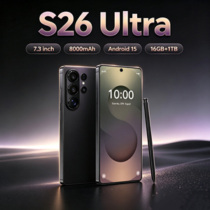 สมาร์ทโฟน S26 Ultra รุ่นใหม่ รองรับ 5G กล้อง Pro 50MP ชาร์จเร็ว ตัวเครื่องหลากสี ราคาประหยัด - Product Image 1
