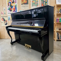 Used Young Chang U121 Black Upright Piano Made in Korea Original Action Fully Refurbished for Home Beginner Practice