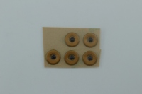 Étiquette RFID NFC 13,56 MHz NTAG213 Protocole ISO14443A Diamètre 8MM Étiquette FPC Haute résistance à la température -25C~+85C Mémoire 144B Intelligente