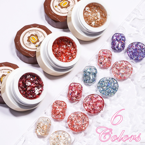 Set de Esmalte de Uñas en Gel UV LED ZRKGEL, Libre de Hema, Mica, Cruelty Free, Larga Duración, No Tóxico, Alta Pigmentación, con Purpurina - Product Image 3