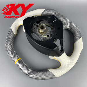 Volant sport personnalisé en fibre de carbone argentée pour Honda S2000 S2K AP1 AP2 Acura RSX TL TLX - Product Image 3