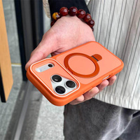 Soporte Magnético Metálico Esmerilado de Alta Calidad para Teléfono, Funda para iPhone 18 17 16 15 14 13 12 Pro Max, Funda Premium de Lujo