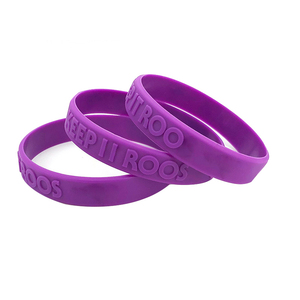 Künstliche Geprägte Wasserdichte Silikon-Armbänder Kundenspezifisch Bedruckte Werbegeschenke Renyi Marke - Product Image 1