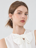 Boucles d'oreilles KAVNAR de style coréen, mode, polyvalentes, luxe léger, géométriques, zircon, élégantes, en cuivre plaqué or véritable, pour le bureau/la carrière