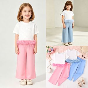 Nuevo Conjunto Casual de Pantalones de Encaje con Mangas Cortas, Disponible al por Mayor - Product Image 2