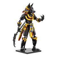 Funbuild-Juguetes de bloques de Anubis, figuras de acción del Dios de la muerte, juguetes de bloques de construcción