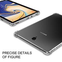 Şeffaf samsung kılıfı Galaxy Tab A 10.1 2019 T510 T515 Darbeye Dayanıklı SM-T510 SM-T515 Temizle TPU arka kapak Kılıf