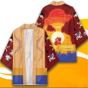 48 Estilos de Camisetas de <span class=keywords><strong>Cosplay</strong></span> de Anime de <span class=keywords><strong>Luffy</strong></span>, Zoro, <span class=keywords><strong>Nami</strong></span> y Sanji, Capa, Kimono Japonés, Haori, Yukata, Ropa Unisex - Product Image 5