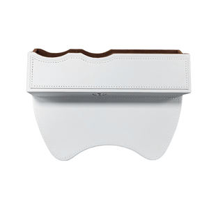 Caja de almacenamiento de asiento de coche de cuero PU de alta calidad, organizador de asiento lateral de estilo lujoso para accesorios de coche y relleno de huecos - Product Image 6