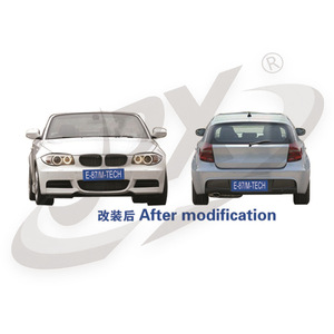 Pare-chocs avant BMW Série 1 E87 avec feux antibrouillard et calandre, pièces de modification modèle 07-11 - Product Image 4