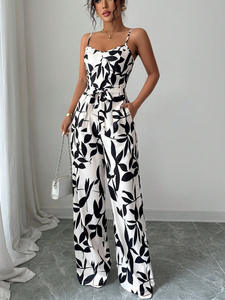 2025 été femmes décontracté zèbre imprimé jarretelle combinaison noir et <span class=keywords><strong>blanc</strong></span> <span class=keywords><strong>body</strong></span> - Product Image 6