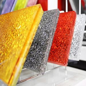 แผ่นกระจกลามิเนตน้ำแข็งแตกสำหรับตกแต่งผนังกระจกแตกสำหรับการออกแบบตกแต่งภายในที่ทันสมัย - Product Image 5