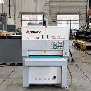 Honry <span class=keywords><strong>R</strong></span>-R1000 수작업 대체 자동 두께 샌더 와이드 벨트 디버링 폴리싱 머신 - Product Image 1