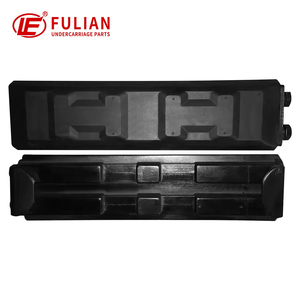 สายฟ้าชิ้นส่วนช่วงล่างของรถขุดบนแผ่นยางรอง230mm 250mm 300mm 400mm 450MM 500mm - Product Image 1
