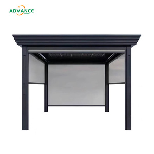 <span class=keywords><strong>Pergola</strong></span> à persiennes motorisée entièrement personnalisée avec poteaux renforcés et gouttières - Product Image 2