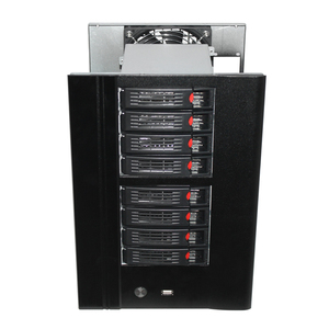 เคส NAS อุตสาหกรรม 8 ช่องใส่ฮาร์ดดิสก์ พร้อมรองรับเมนบอร์ด ITX และพาวเวอร์ซัพพลายแบบ FLEX มีสินค้าในสต็อก ราคาแข่งขัน เคส HDD สำหรับเซิร์ฟเวอร์จัดเก็บข้อมูล 8 ช่อง - Product Image 5