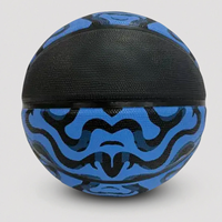 Nouveau Ballon de Basketball en Caoutchouc 2025 au Design Texturé Original, Tailles 5/6/7 pour Entraînement Intérieur/Extérieur, Logo Personnalisable Chyros R003