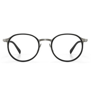 Montura de Gafas Redondas de Titanio Linde 26006, Ligeras, de Marco Completo, para Hombre, Gafas Ópticas de Titanio Puro, Origen Danyang - Product Image 1