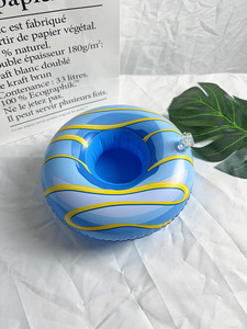 Support de Gobelet Gonflable en PVC en Gros, Porte-Boissons Flottant Licorne Ananas Cygne, Accessoires de Piscine, Cadeaux d'Été - Product Image 4