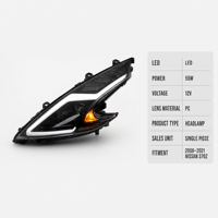 Ensemble de phares de rechange pour Nissan 370Z 2008-2021, feux de jour à LED, clignotants, 12V