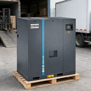 เครื่องอัดอากาศมอเตอร์ฉีดน้ำมันอุณหภูมิสูงคอมเพรสเซอร์แบบสกรูความถี่คงที่ <span class=keywords><strong>Atlas</strong></span> <span class=keywords><strong>copco</strong></span> GA75VSD <span class=keywords><strong>GA75</strong></span> - Product Image 1