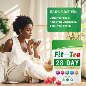 Hữu Cơ giảm béo 28 ngày trà Ma Thuật Cai Nghiện Trung Quốc làm sạch tăng cường trao đổi chất và đốt cháy calo bao bì hộp nhanh hơn - Product Image 6