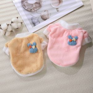 Gilet in peluche <span class=keywords><strong>per</strong></span> animali domestici, design simpatico a forma di coniglio, <span class=keywords><strong>abbigliamento</strong></span> caldo <span class=keywords><strong>per</strong></span> cani e gatti, <span class=keywords><strong>abbigliamento</strong></span> autunnale e invernale - Product Image 4