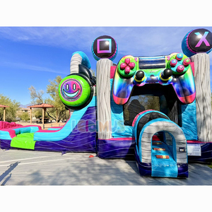 Tobogán Acuático Inflable Combinado con Piscina, Castillo Hinchable, <span class=keywords><strong>Casa</strong></span> de Brinco para el Patio Trasero en <span class=keywords><strong>Verano</strong></span> - Product Image 4