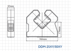 Shineworld SWM-DDM2050XY Laser Diameter Gauge China <strong>Factory</strong> 0.1-48mm Range Double X&amp;Y <strong>Measurement</strong> Cable <strong>Equipment</strong> - Product Image 3
