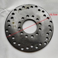 DIY Quad à quatre roues GO KART KARTING UTV Quad Buggy 3 trous Bride de fixation Disque de frein Rotor Pignon 61CM Essieu arrière ATV