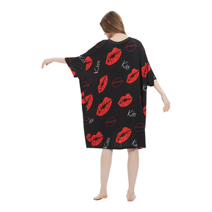 <span class=keywords><strong>Camicia</strong></span> da <span class=keywords><strong>notte</strong></span> personalizzata per donna <span class=keywords><strong>camicia</strong></span> da <span class=keywords><strong>notte</strong></span> a manica corta girocollo Sexy per ragazze che dormono per dormire - Product Image 6