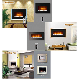 <span class=keywords><strong>Chimenea</strong></span> Eléctrica de Pared de <span class=keywords><strong>Calidad</strong></span> Premium con Vidrio Templado Curvo, Uso Doméstico, Operación en Inglés, Control Remoto - Product Image 3